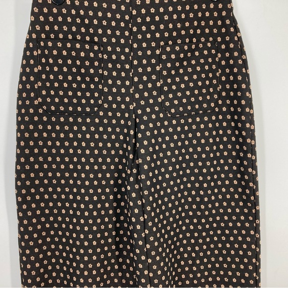 Jules & Leopold Black and Brown Patterned Pants - Picture 3 of 13